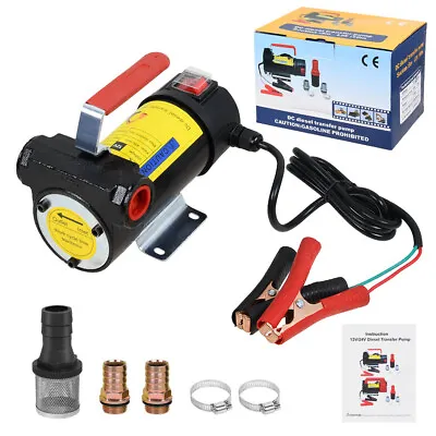Buy DC 12V 1 GPM 175W Electric Diesel Oil And Fuel Transfer Extractor Gas Pump Motor • 39.99$