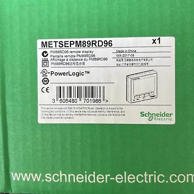 Buy NEW Schneider Electric METSEPM89RD96 PowerLogic PM8000 Remote Display 96x96mm • 700$