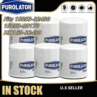 Buy 15853-32430 15853-99170 HH150-32430 Engine Oil Filter Compatible With Kubota 6PC • 29.30$