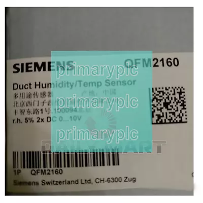 Buy New In Box SIEMENS QFM2160 Duct Sensor For Humidity • 249.95$