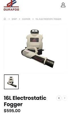 Buy Sanitizer Electrostatic Mister Sprayer 🔰 Commercial Cleaning Backpack Fogger 💦 • 200$