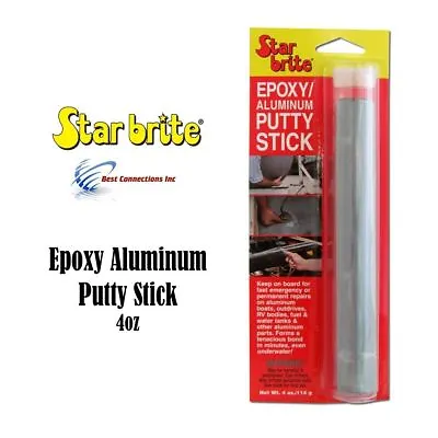 Buy Epoxy Aluminum Putty Stick Adhesive Aluminum & Boat Repairs 4oz Starbrite 087004 • 17.95$