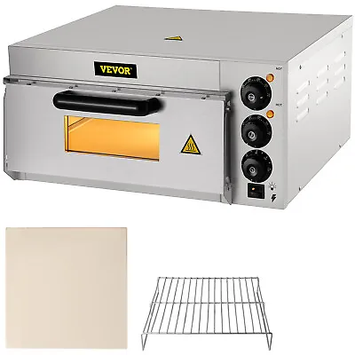 Buy VEVOR Commercial Countertop Pizza Oven Electric Pizza Oven For 14  Pizza Indoor • 167.99$