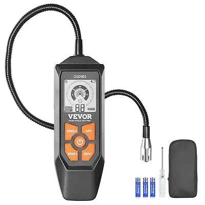 Buy VEVOR Gas Leak Detector Portable Combustible Natural Gas Propane Leak Tester AAA • 29.99$