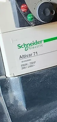 Buy Variable Frequency Drive Schneider Electric Altivar 71.  55kv 75hp  • 1,500$