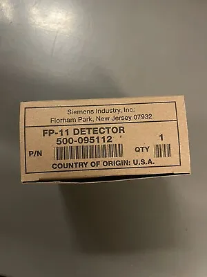 Buy New Siemens Fp-11 Smoke Detector(s) New In Factory Box!! • 140$