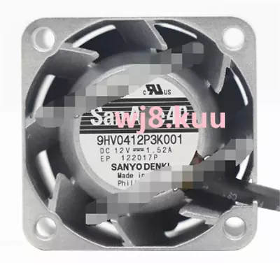 Buy For 9HV0412P3K001 SanAce DC 12V 1.52A 40*40*28MM 4-Wire PWM Cooling Fan @fu • 28.36$