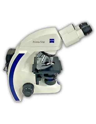 Buy Zeiss Primo Star Binocular Microscope W/ 4X / 10X / 40X / 100X Objectives • 849.99$