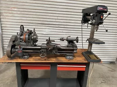 Buy 9  South Bend Lathe 415-YA Bench Top With Tooling & Craftsman Radial Drill Press • 2,451.09$