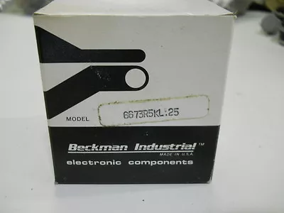 Buy Beckman Industrial 6673r5kl25 *nib* • 300$
