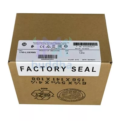 Buy 2021 Factory Sealed 1769-L33ERMS Allen-Bradley Compact GuardLogix CPU 2M/1M PLC • 16,470$