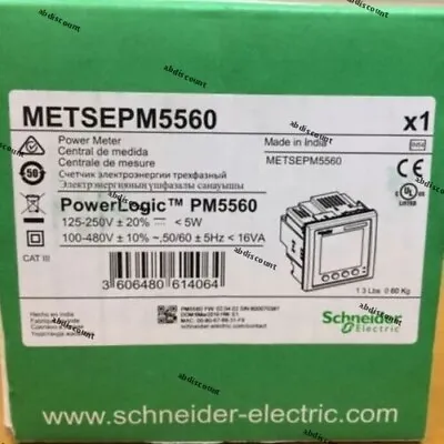 Buy New Schneider METSEPM5560 Multifunctional Instrument PM5560 Power Logic Meter • 839$