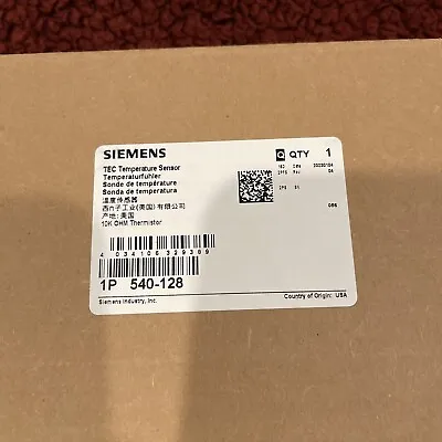 Buy Siemens 540-128 10K OHM Thermistor TEC Duct Temperature Sensor • 20$