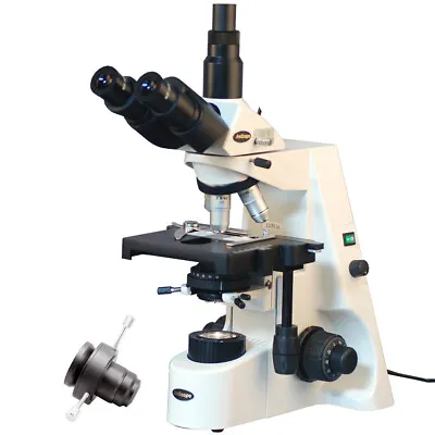 Buy AmScope 40X-2500X Premium Infinity Plan Kohler Trinocular Darkfield Microscope • 1,004.99$