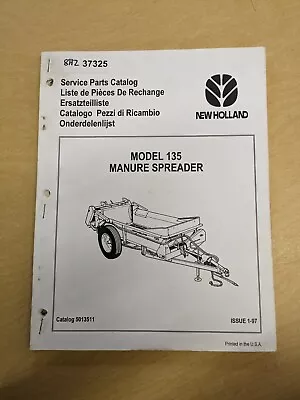 Buy New Holland 135 Manure Spreader Parts Catalog Manual • 18$