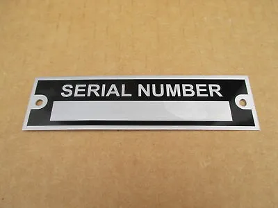 Buy Serial Number Tag Plate Cargo Utility Flatbed Landscape Trailer WITH HARDWARE • 9$