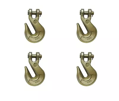 Buy 4 Pack G70 1/2  Clevis Grab Hooks Tow Chain Hook Flatbed Truck Trailer Tie Down • 41.85$