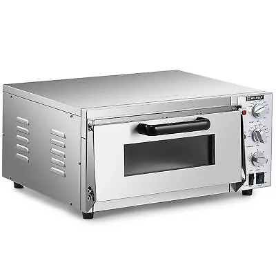 Buy WILPREP Electric Countertop Pizza Oven 16  1.6kW Adjustable Temp. & Time ETL • 189.99$