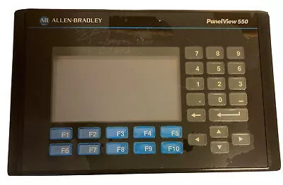 Buy Allen Bradley 2711-K5A2 Series C PanelView 550 Mono Keypad/DH-485 AC FRN 1.07 • 1,055.14$