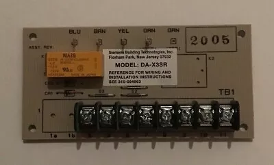 Buy Siemens DA-X3SR 580-194950 Relay Module Fire Alarm FREE SHIPPING !!! • 19.87$