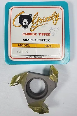 Buy Grizzly Carbide Tipped Shaper Cutter Blade G1119 NOS Glue Joint • 42.99$