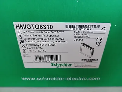 Buy Schneider Electric Harmony GTO Touch Panel HMIGTO6310 / 415030 NIB • 3,252.10$