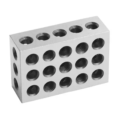 Buy  23 Hole Steel Vise Parallel Pad Milling Machine Block Blocks Flat • 36.99$