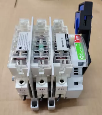 Buy SCHNEIDER ELECTRIC GS1EERU30 FuseDisconnect Switch 30 Amp 600VAC 3PH 3 Pole USED • 31.22$