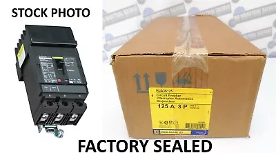 Buy SQUARE-D - HJA36125 - 125A PowerPact CIRCUIT BREAKER - 3P - 3PH - 600V (SEALED) • 875.50$