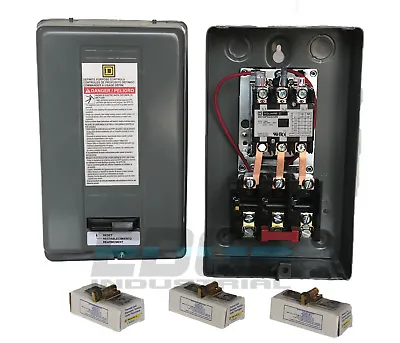 Buy Square D Electric Magnetic Motor Starter Control 10hp 3ph 230v 8911dpsg33v09 • 285.95$