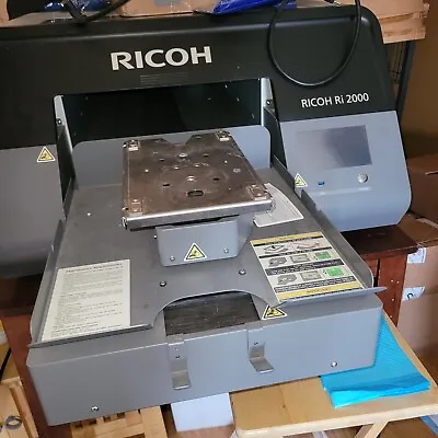 Buy DTG Printer Ricoh Ri 2000.   Includes Heat Press & Ink Cartridges • 8,500$