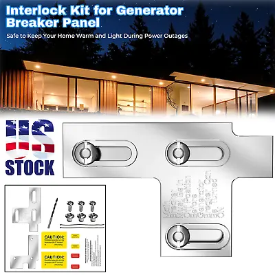 Buy Billet Generator Interlock Kit For Siemens 200 Amp / Murray 150 Amp Panels US • 35.99$