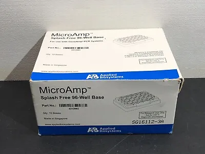 Buy Applied Biosystems MicroAmp Splash Free 96-Well Base 7 Bases 4312063 • 26.38$