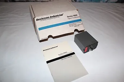 Buy Beckman Industrial 8000 Signal Conditioner W/ Manual & Original Box • 24$
