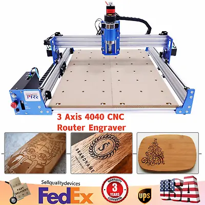Buy 3 Axis 4040 CNC Router Engraver Engraving Cutting Wood Carving Milling Machine • 415$