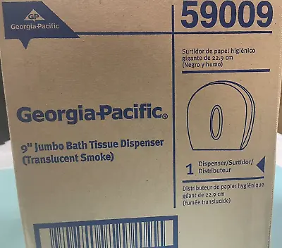 Buy Georgia Pacific 9in Jumbo Jr Bath Tissue Dispenser Translucent Smoke No 59009   • 29.99$