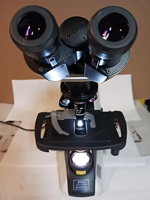 Buy Nikon E200 Eclipse Binocular Microscope - 4x, 10x, 40x. 100x Objs. • 449$