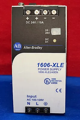 Buy Allen Bradley / AB 1606-XLE / 1606-XLE240EN SER A 24VDC POWER SUPPLY • 56.58$