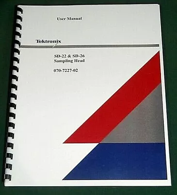 Buy Tektronix SD-22 / SD-26 User Manual: Comb Bound & Protective Covers • 21.25$