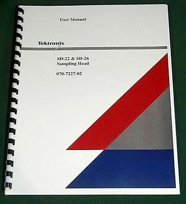 Buy Tektronix SD-22 / SD-26 User Manual: Comb Bound & Protective Covers • 22.50$
