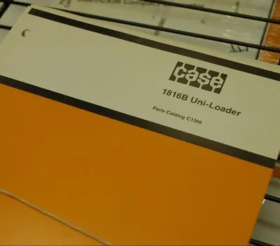 Buy CASE 1816b Compact UNI MINI Skid Steer Loader Parts Manual Book Catalog Spare • 35$