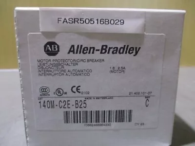 Buy New Allen Bradley 140M-C2E-B25 Motor Starter Circuit Breaker • 71.24$