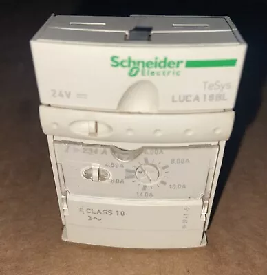 Buy SCHNEIDER ELECTRIC TeSys LUCA 18BL Class 10, 24V Adjustable Up To 18 A • 45$