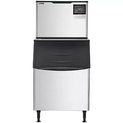 Buy WILPREP 500lb/24h Commercial Ice Maker Machine 375 LBS Storage Bin Auto Cleaning • 1,499.99$