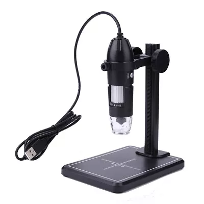 Buy 1600X Professional USB Digital Microscope With Lift Stand Zoom Endoscope Camera • 23.69$