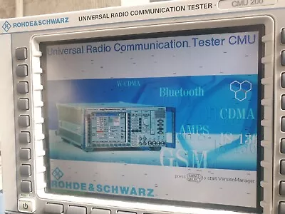 Buy Rohde & Schwarz Cmu200 1100.0008.02 Universal Radio Communication Tester W/ Cmu- • 3,432.16$