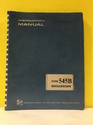 Buy Tektronix 070-428 Type 545B Oscilloscope Instruction Manual • 39.99$