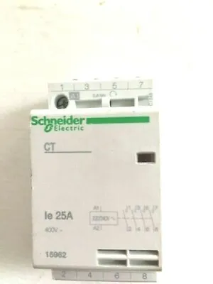Buy Schneider Multi 9, 15962 CT Four Pole 25a Contactor 240v Coil New Free Shipping • 45$