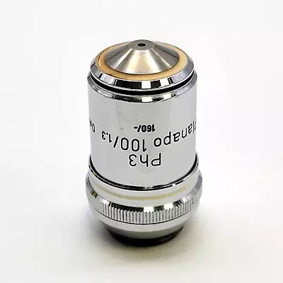 Buy Zeiss Microscope Objective Planapo 100x 1.3 Oil Ph3 160/- Phase Contrast • 395$