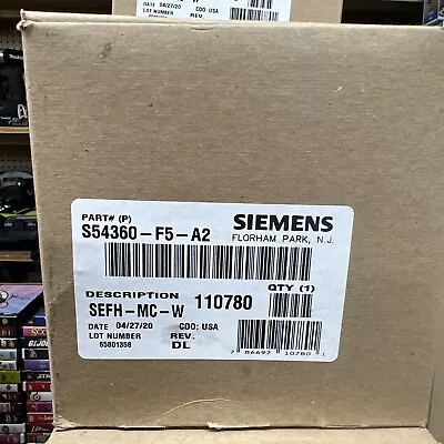Buy New Siemens S54360-f5-a2 High Fidelity Speaker Strobe Sefh-mc-w  110780 • 34.99$